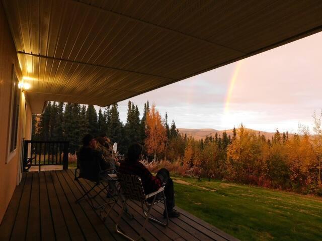 Апартаменты Aurora Viewing Deck And Peaceful Retreat Фэрбанкс Экстерьер фото
